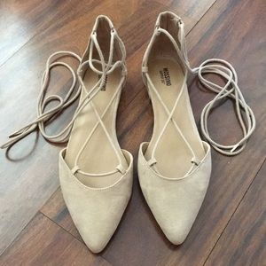 Mossimo ballet lace up flats